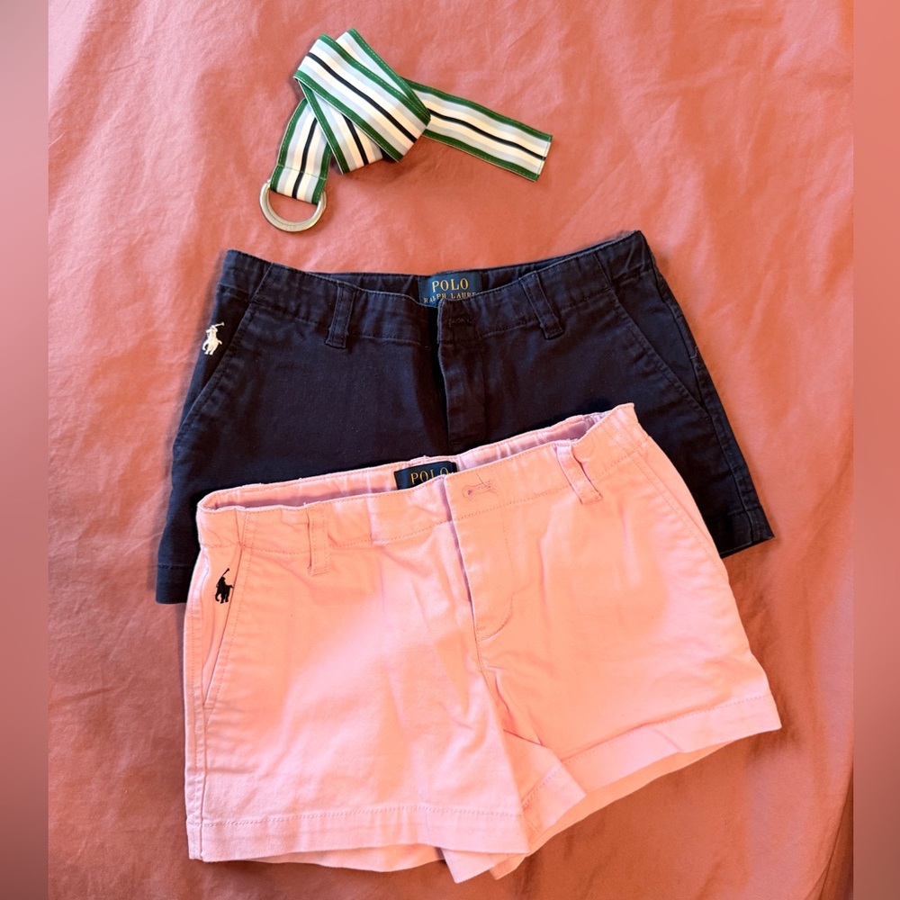 POLO Ralph Lauren girls shorts (pair of 2)